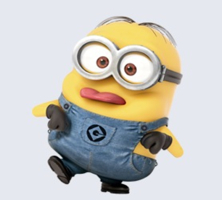 minion toung out